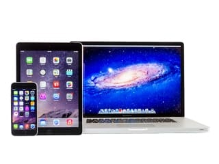 E-Mails können mit jedem beliebigen Endgerät, egal ob iPhone, iPad, Mac von überall her abgerufen werden