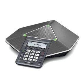 In beinahe jedem Konferenzraum steht heutzutage eine Telefonanlage mit Lautsprechern für Online- und Videokonferenzen