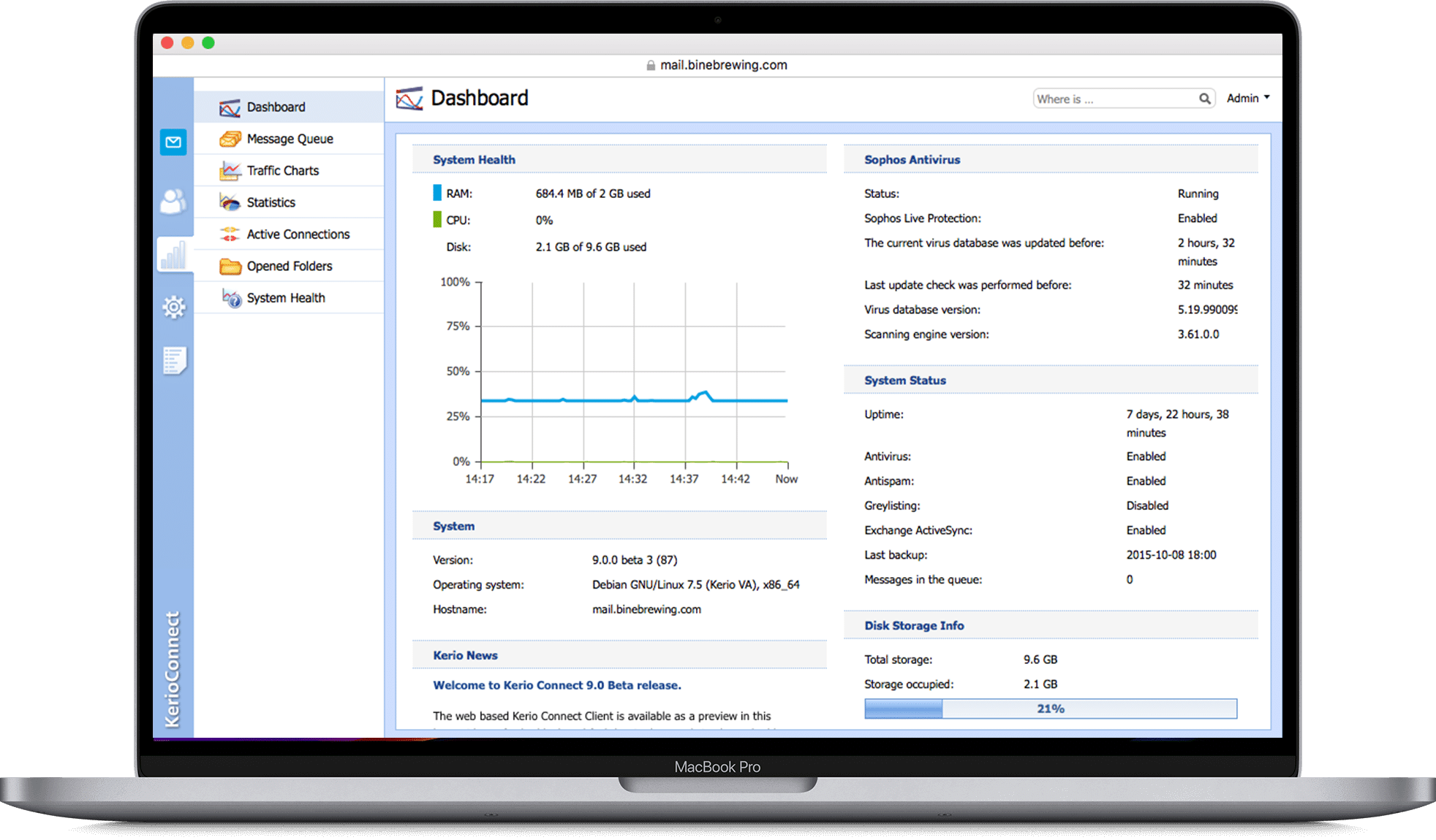 Macbook_KerioConnect_png Das Kerio Client Interface ist intuitiv, leicht zu bedienen und besonders für Mac User geeignet